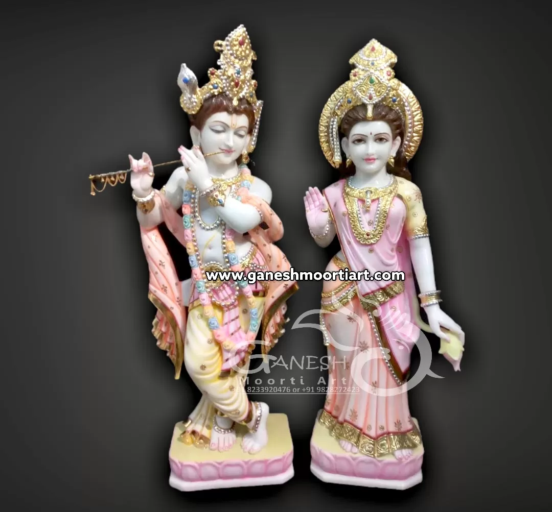 Buy Radha Krishna Marble Idol for Home