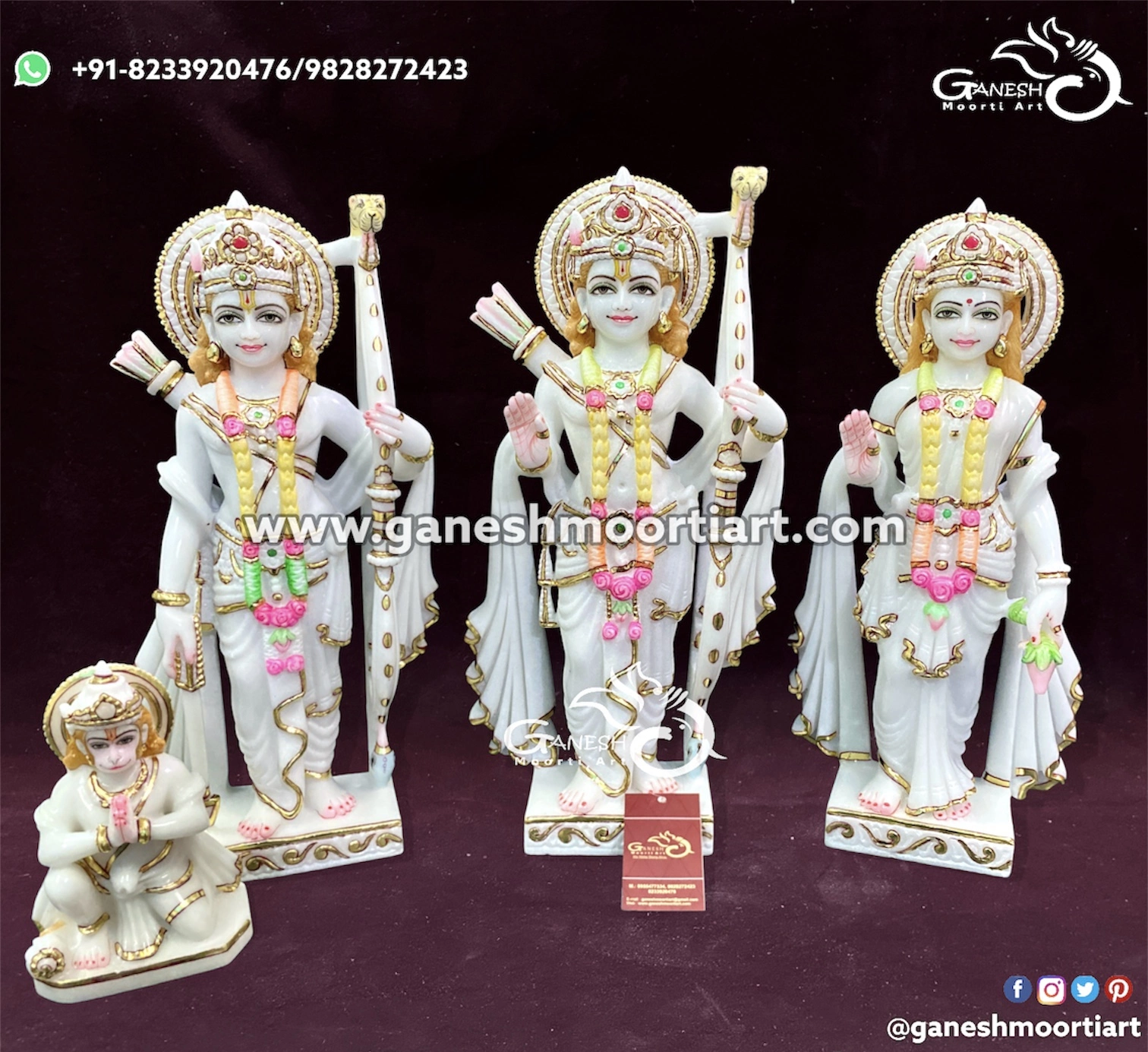 Marble Ram Darbar Moorti