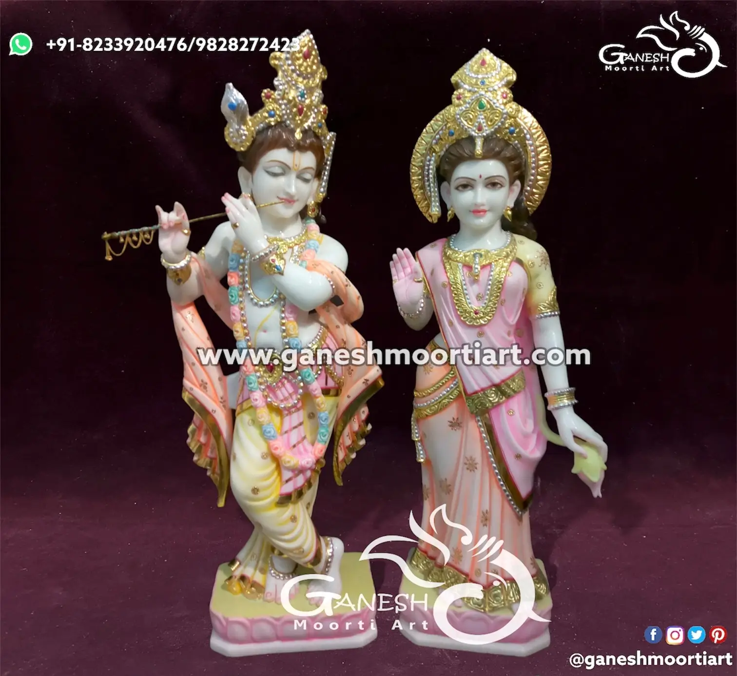 Buy Radha Krishna Idol Online