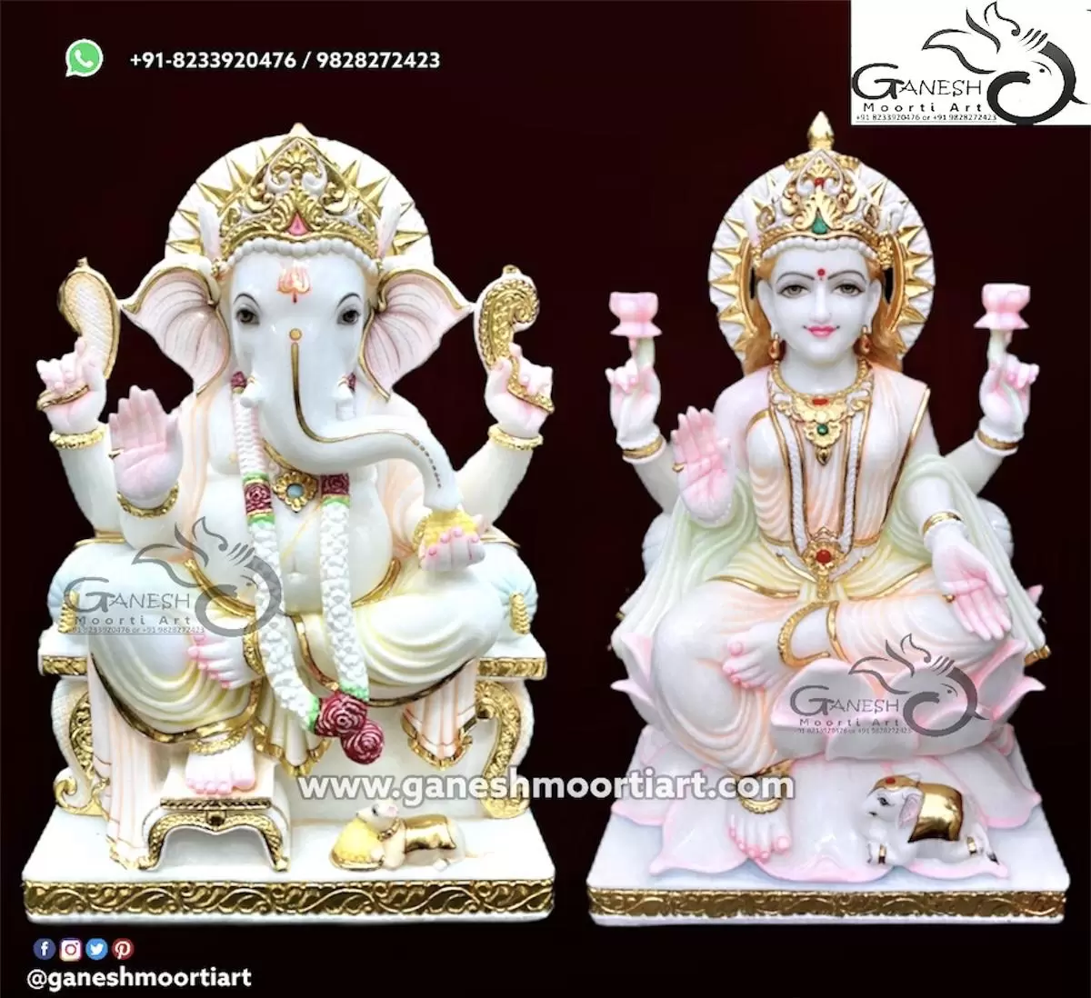 Buy Ganesh And Laxmi Murti