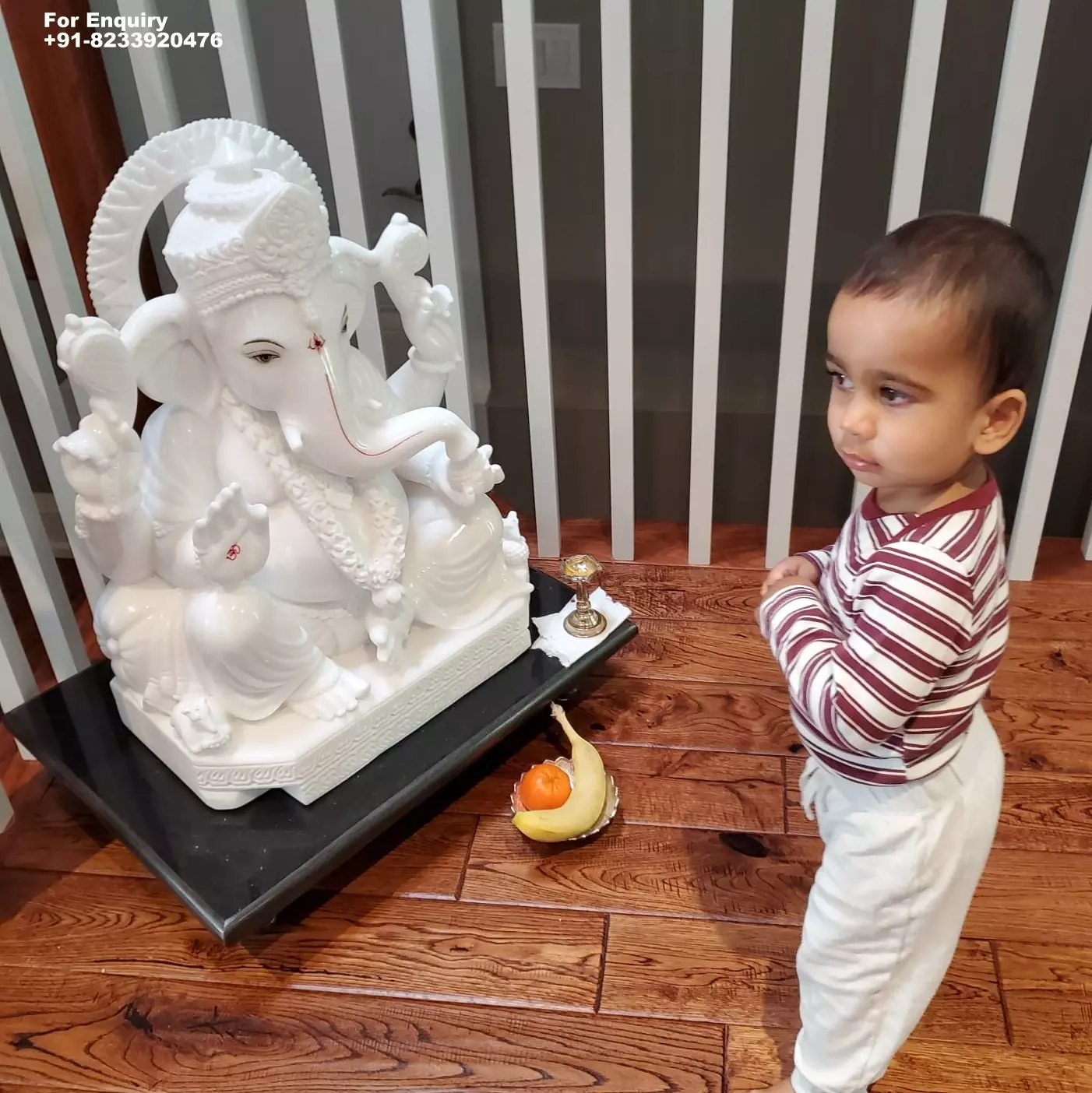Buy Pure White Ganesh Statue 