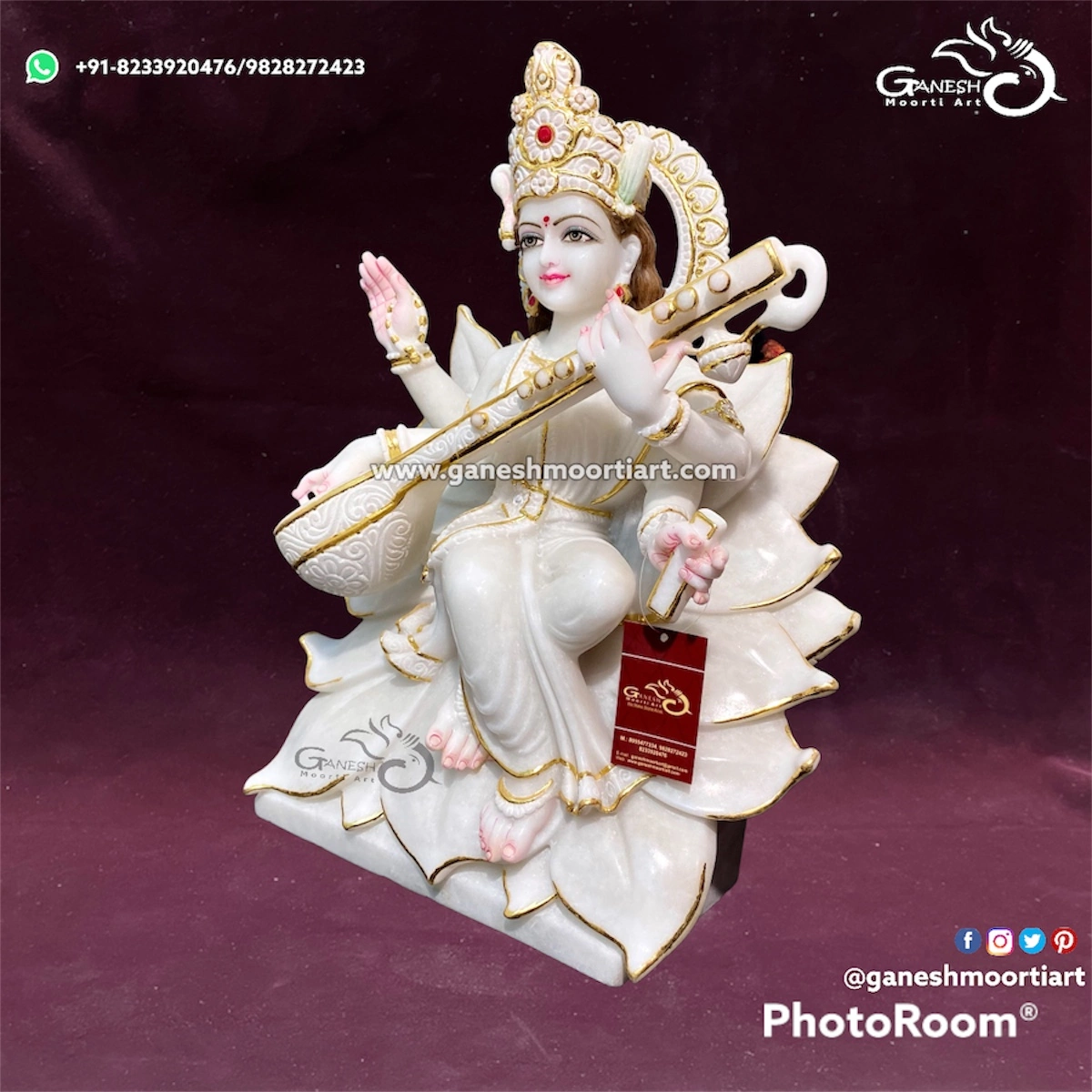Buy Goddess Saraswati Idol