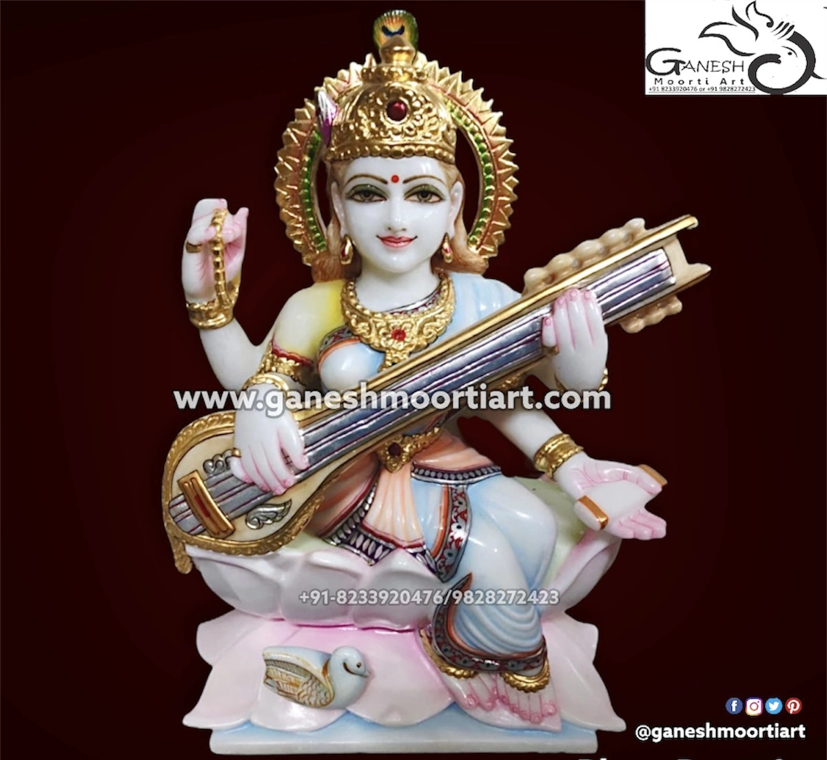 Buy Goddess Saraswati Statue