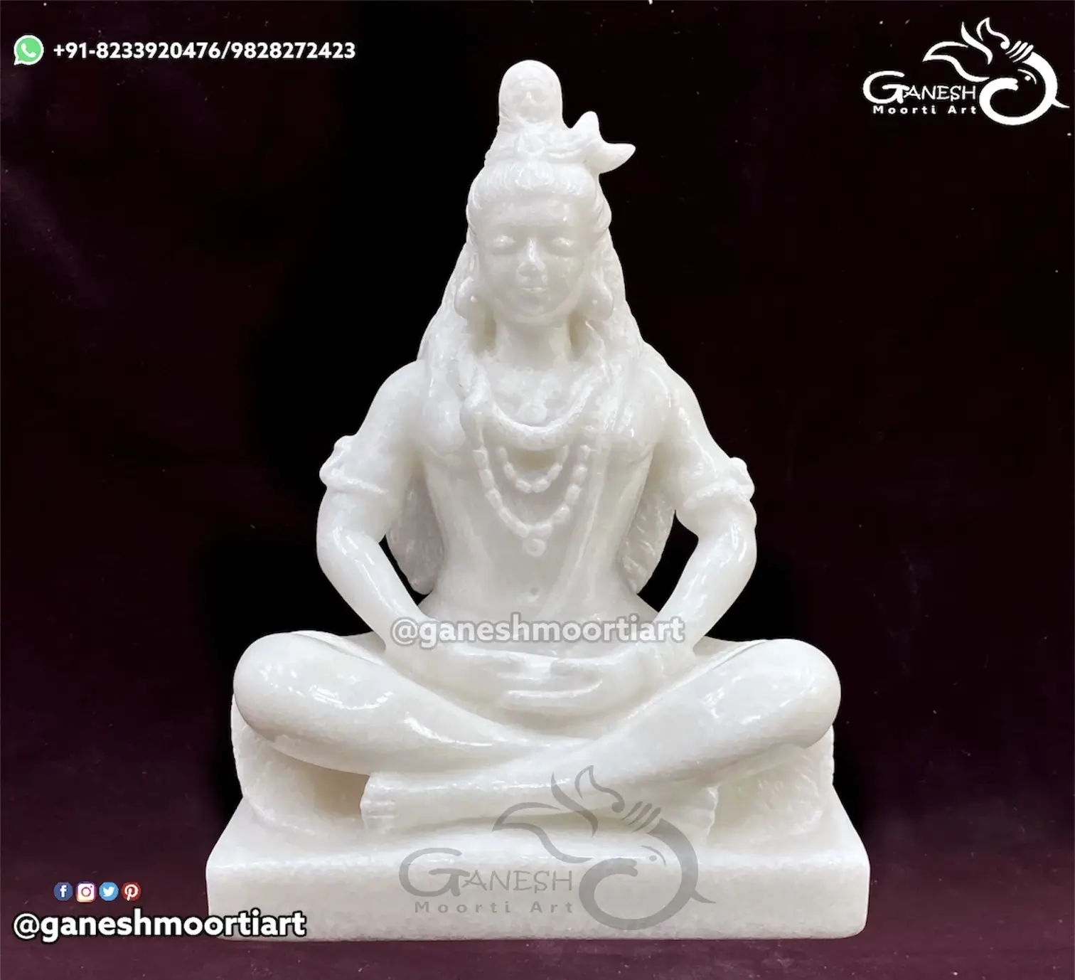 Buy Meditating Shiv Idol