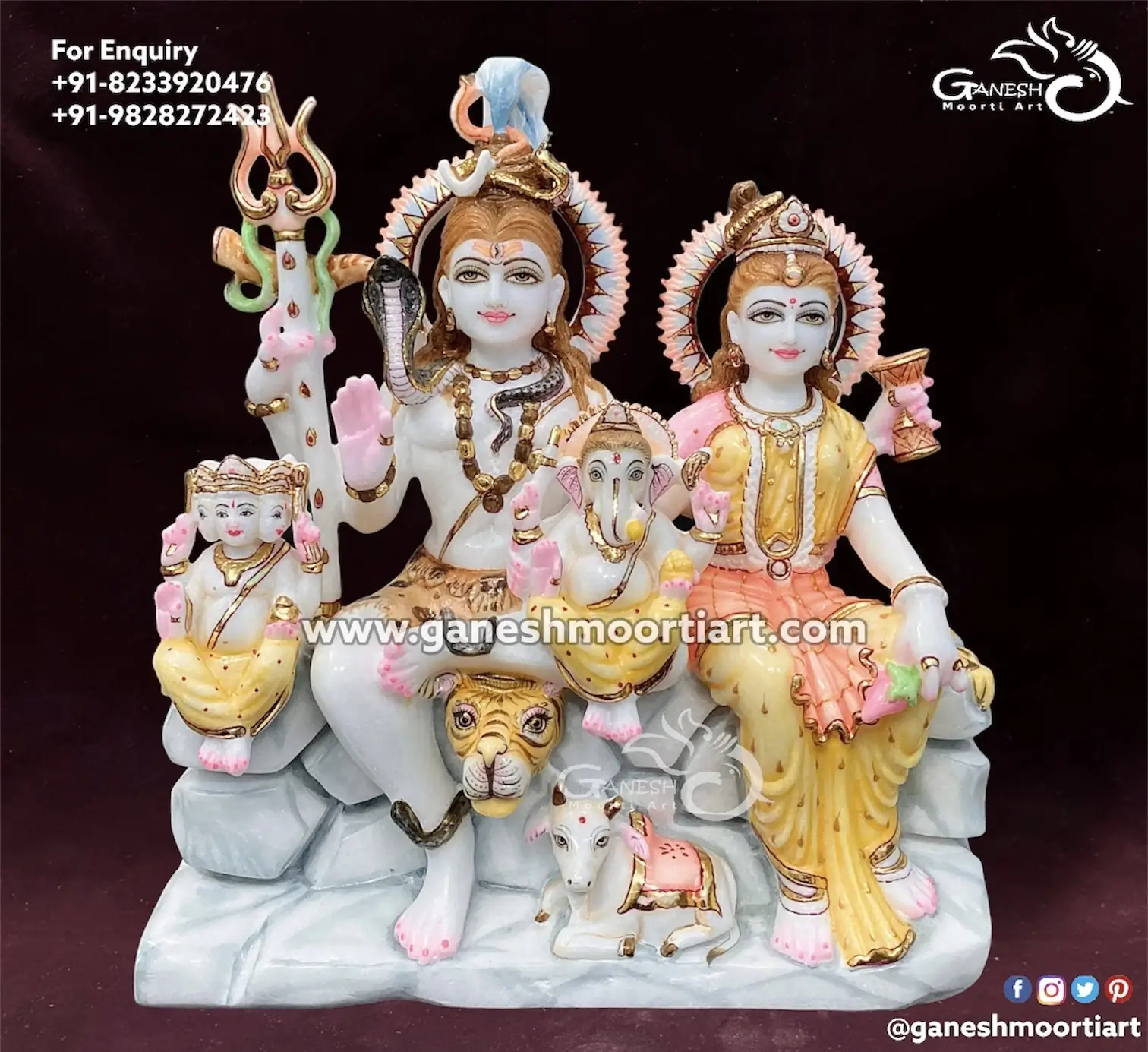 Buy ShivFamliy Statues 