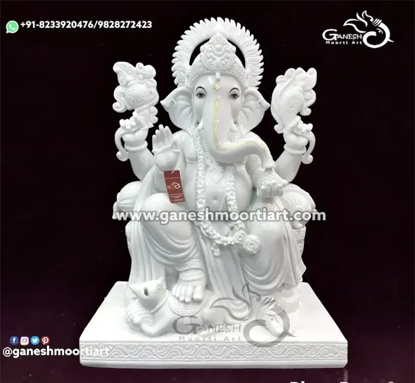 Ganesh Marble Statue