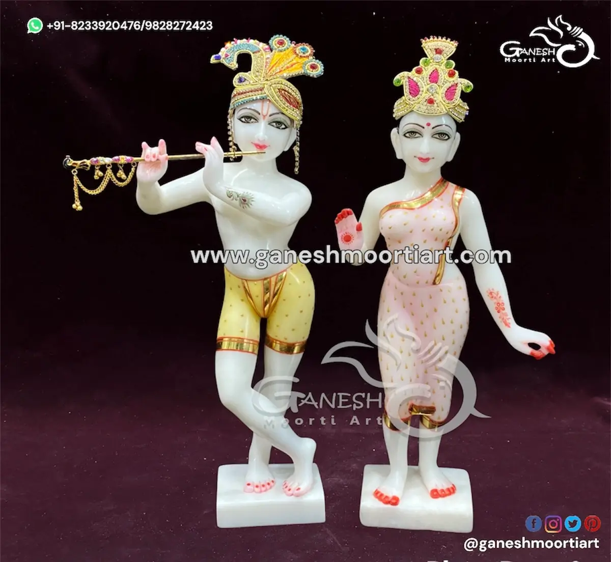 Hindu Deitites marble Statues