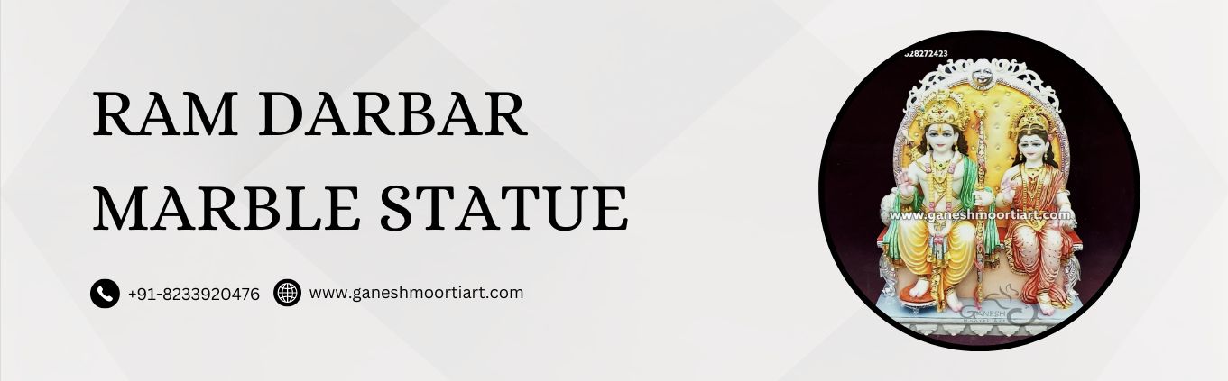 Ram Darbar Marble Statue in India