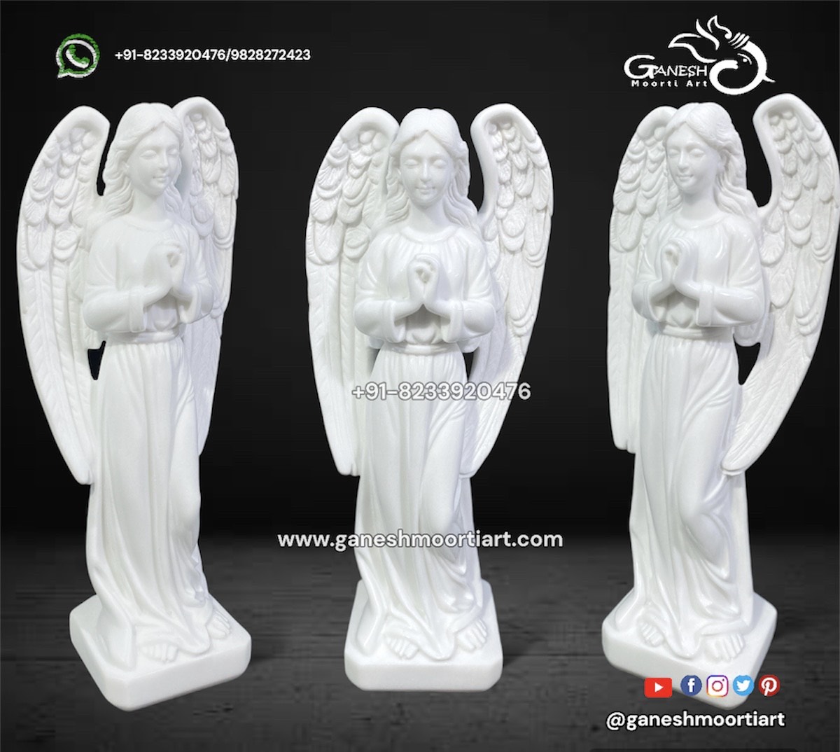 Praying Angel Statues for Garden 