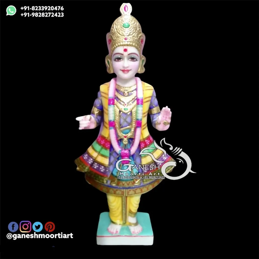 Swaminarayan Marble Statue