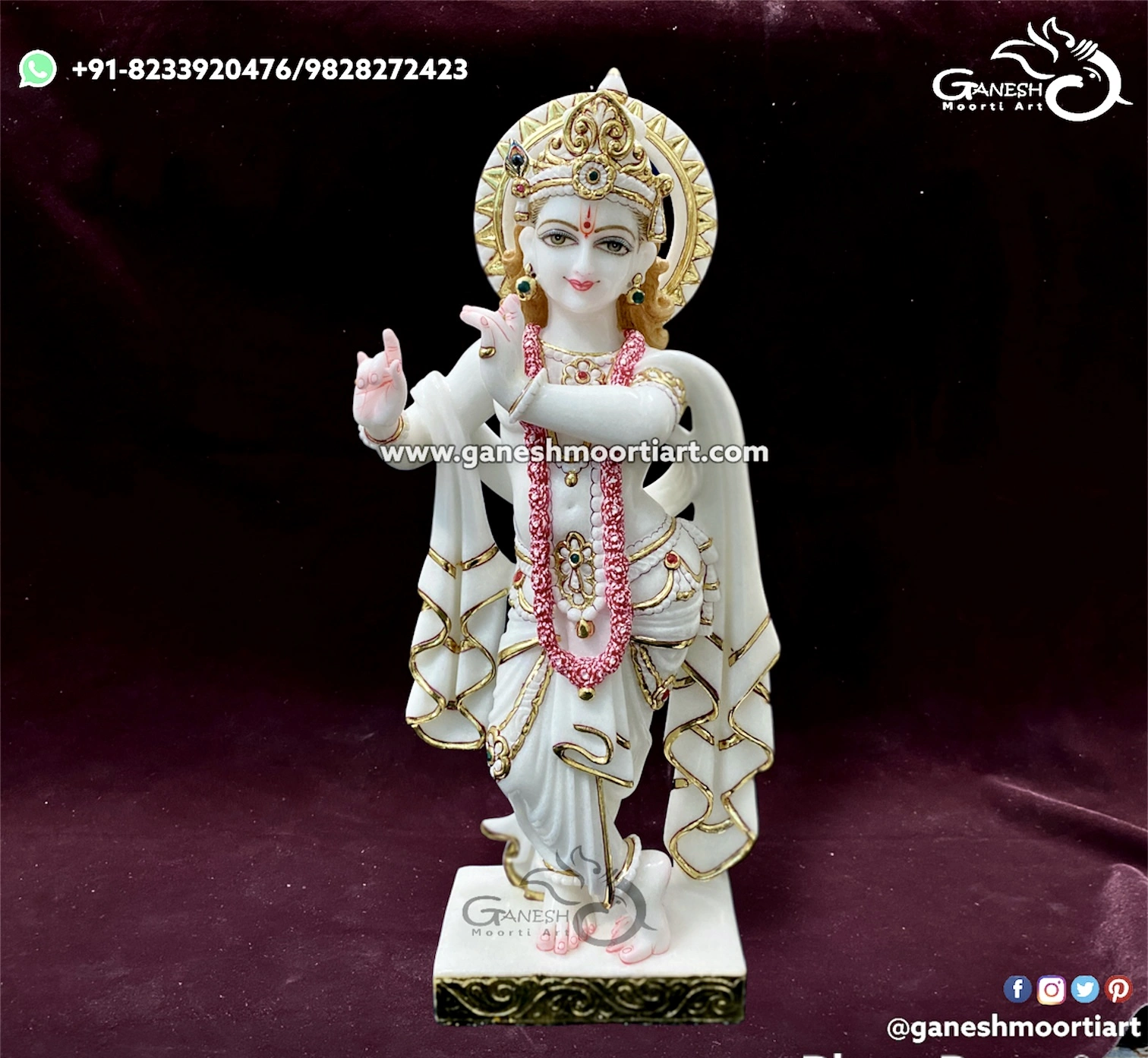 Big Krishna Statue for temple