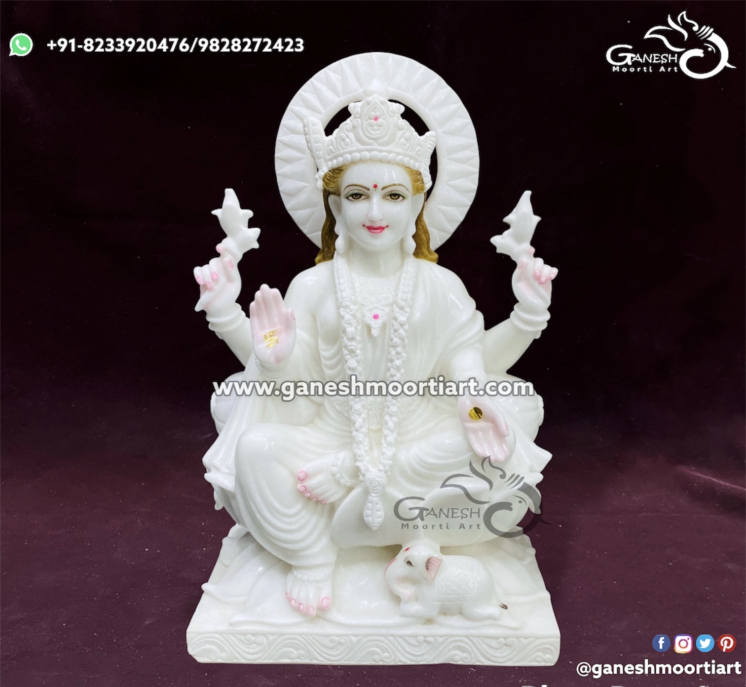 Buy Marble Lakshmi statue